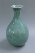 A Chinese crackle glaze porcelain vase. 30 cm high.