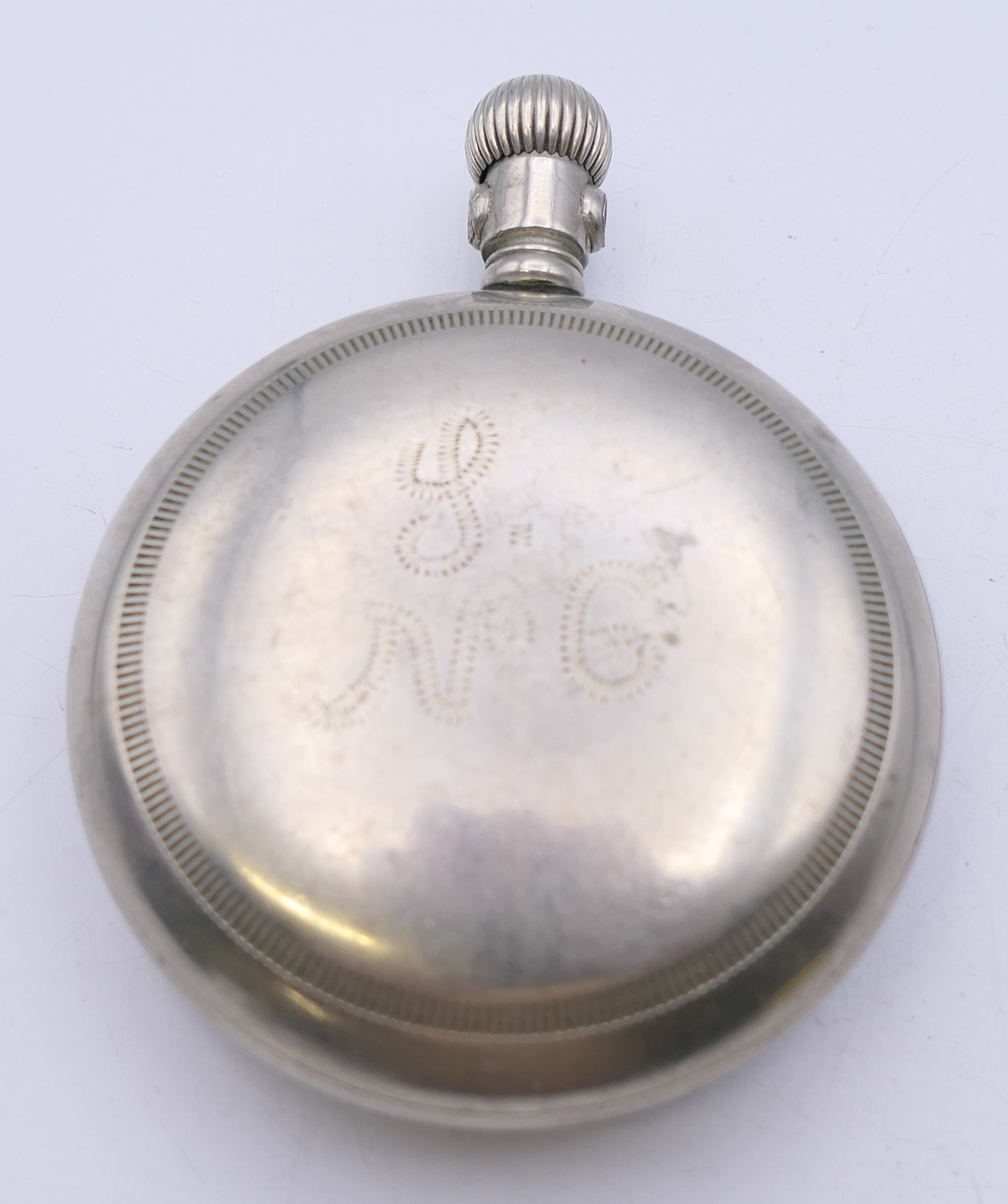 A Waltham pocket watch. 5.5 cm diameter. - Image 3 of 5