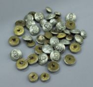 A quantity of naval buttons.
