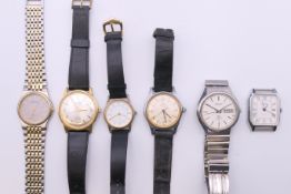 A quantity of wristwatches, including Roamer, Accurist, Seiko, Sekonda, etc.