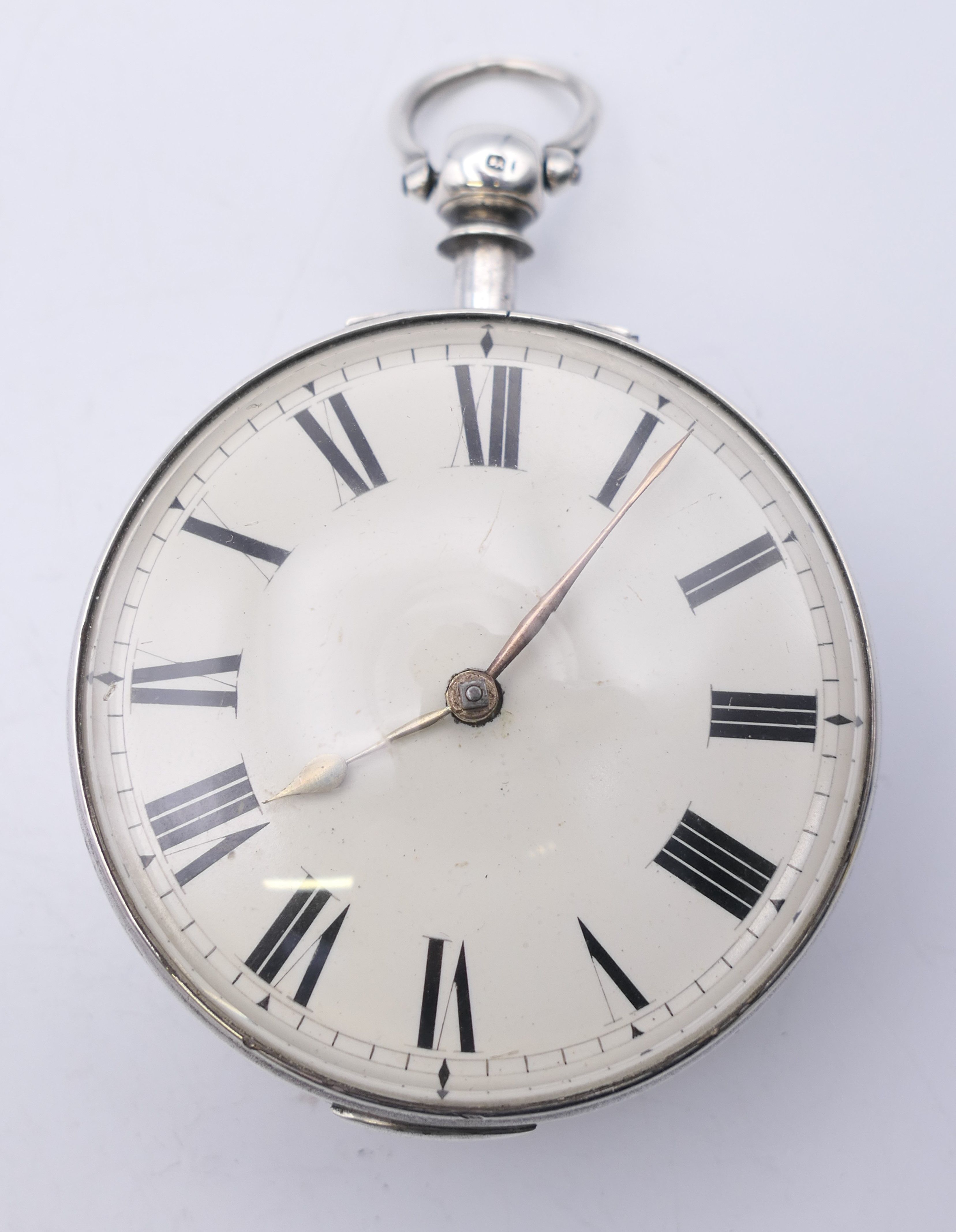 A W Tanner Watchmaker silver pair cased pocket watch, hallmarked Chester 1876, serial number 172. - Image 5 of 10
