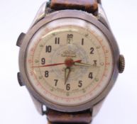 A gentleman's Mentor wristwatch. 3.5 cm wide.