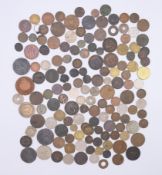 A quantity of various coins.