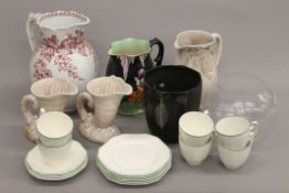 A quantity of various ceramics.