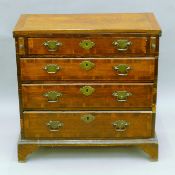 An oak bachelor's chest. 76 cm wide.