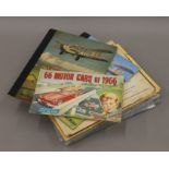 A collection of vintage cards.