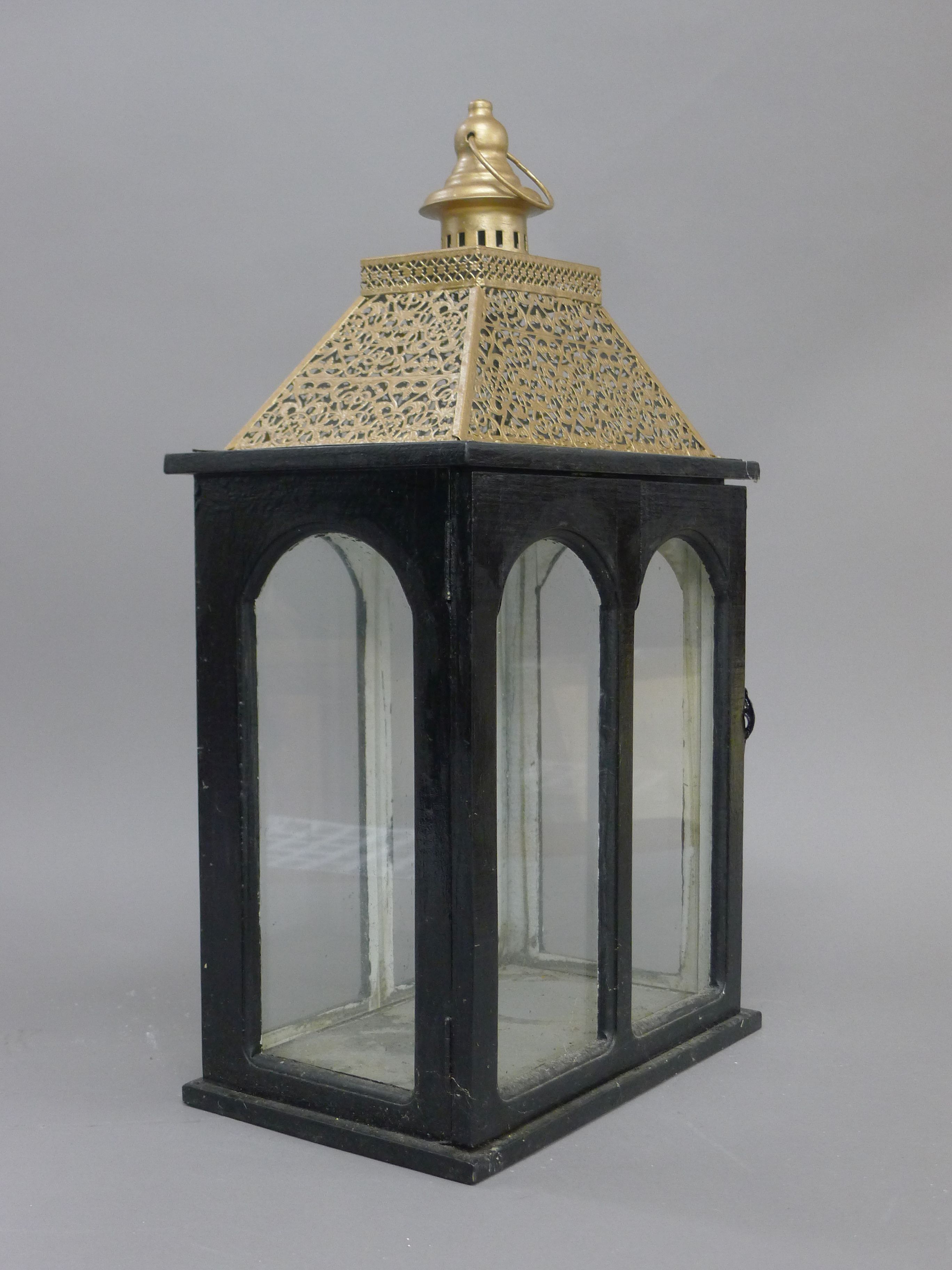 A hanging lantern. 55 cm high. - Image 3 of 7