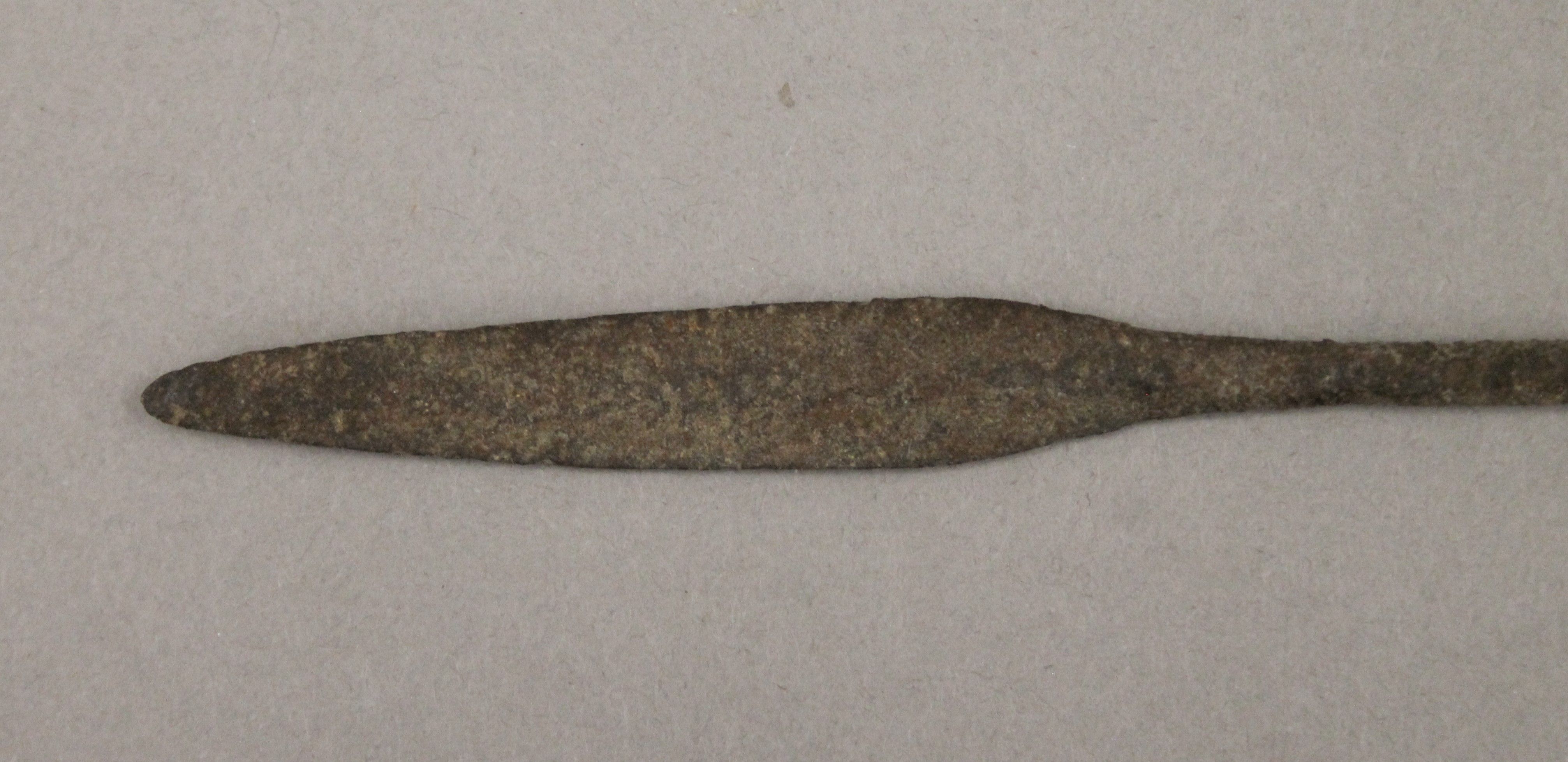 Two tribal spear heads. The largest 52 cm long. - Image 8 of 8