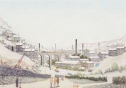 GEOFFREY WOOLSEY BIRKS (1929-1993) British (AR), The Old Quarry, limited edition print,