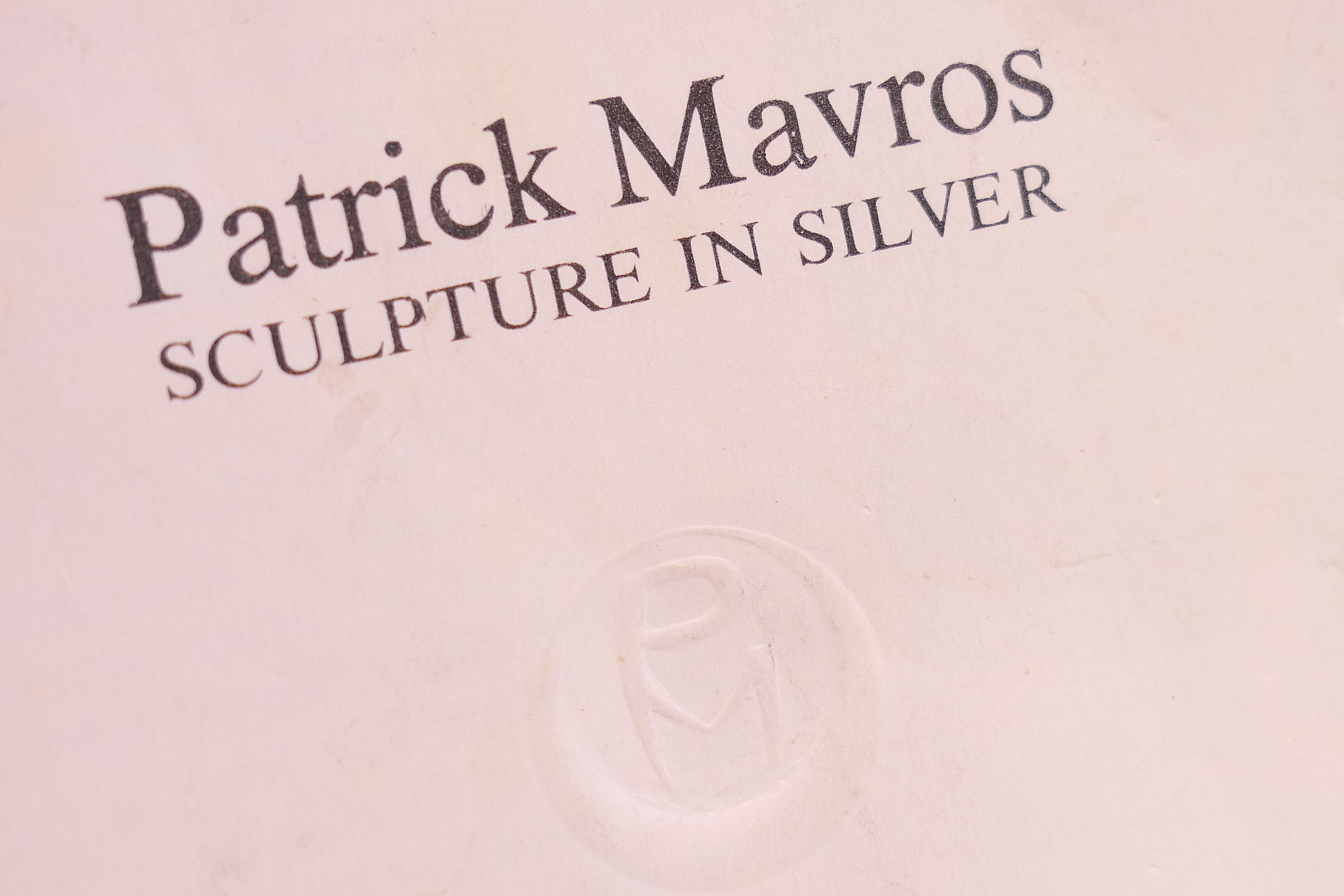 Five Patrick Mavros small silver model animals, three mounted on wooden plinth bases. The largest 8. - Image 15 of 15