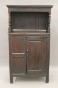 A 17th century Welsh oak buffet. 97 cm wide x 172.5 cm high.