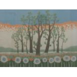 IVAN RABUZIN (1921-2008) Croatian, Springtime, limited edition print,