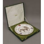 A boxed Spode Nijinsky plate. 26.5 cm diameter.