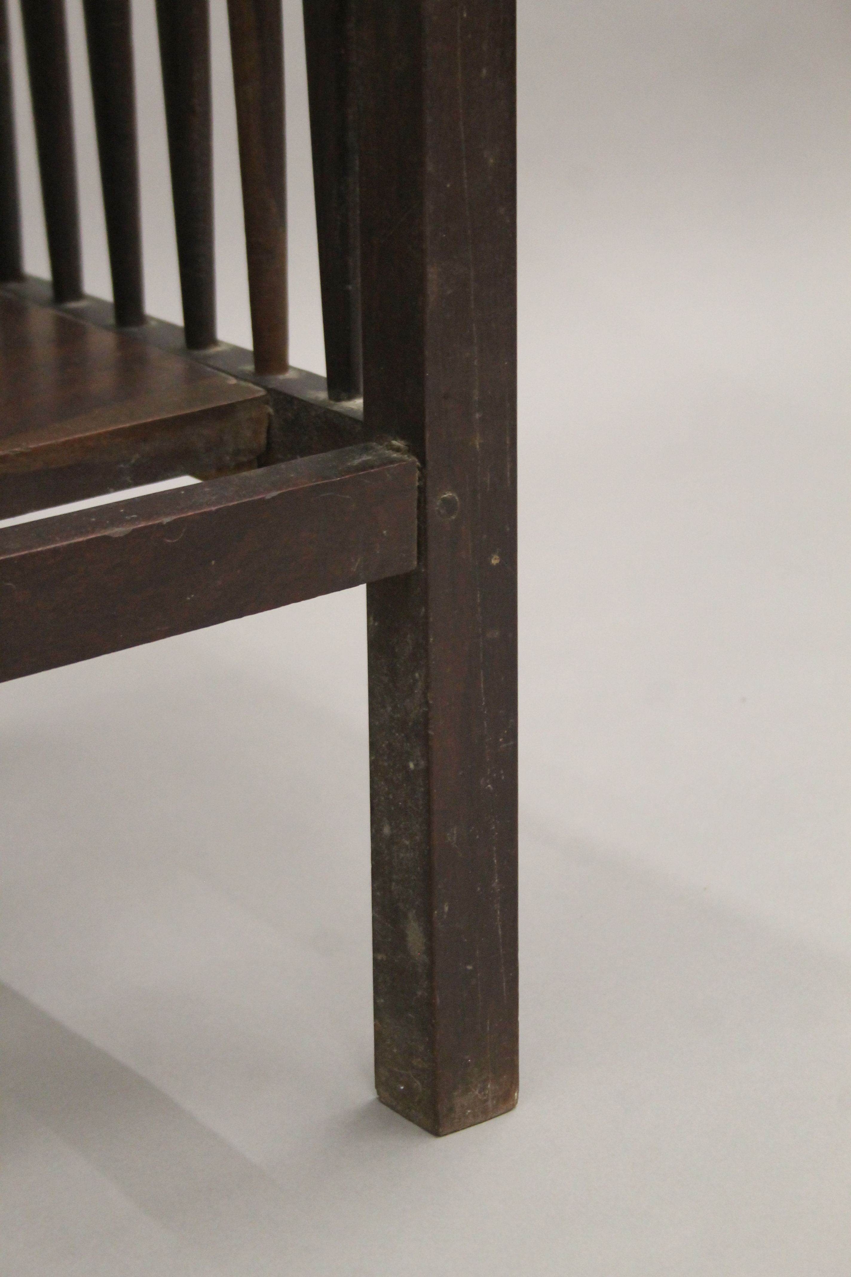 An Eastern hardwood side table. 66 cm long. - Image 4 of 4