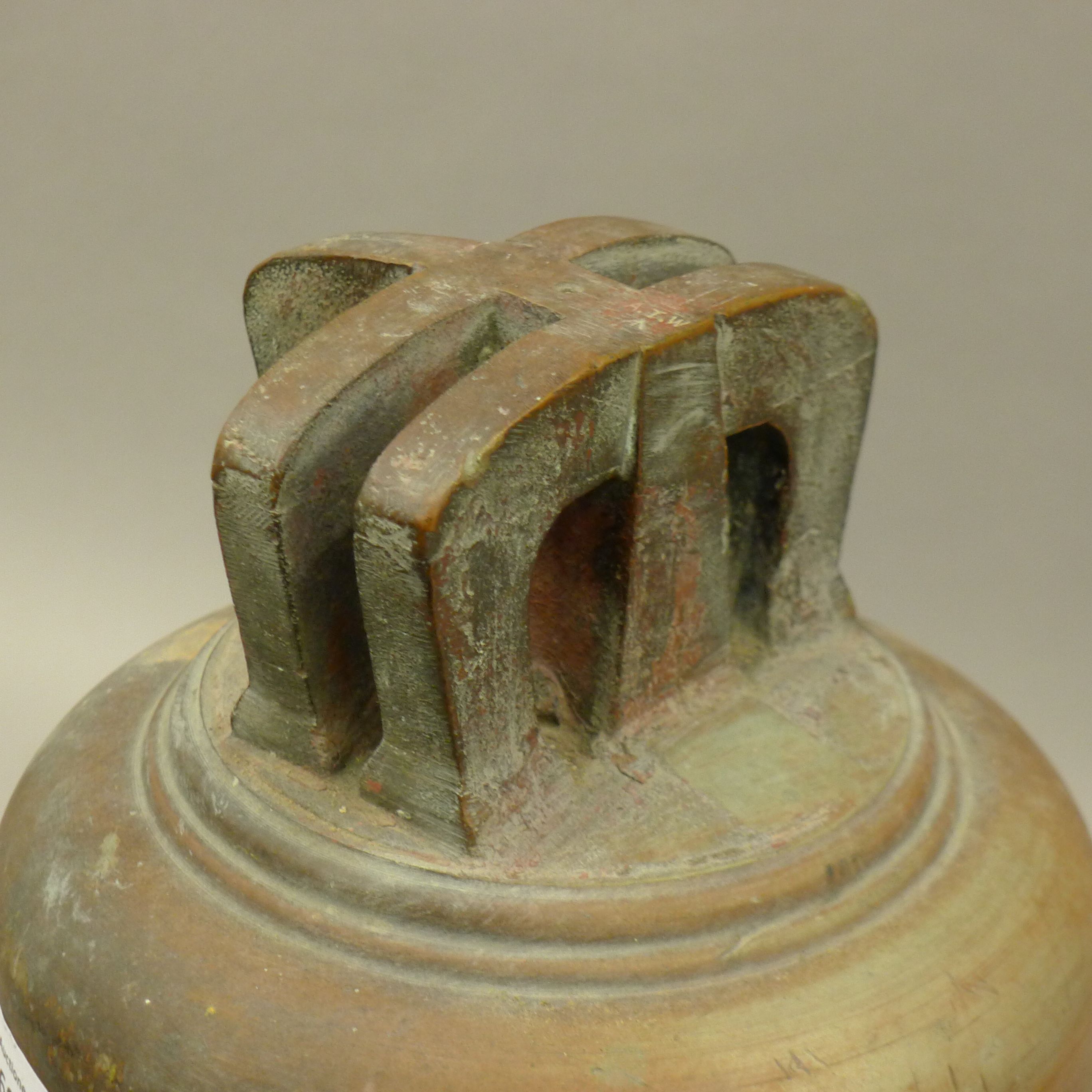 An RAF scramble bell, stamped A.M 1940. 30 cm high. - Image 7 of 11