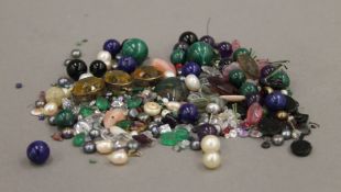 A quantity of various gemstones.