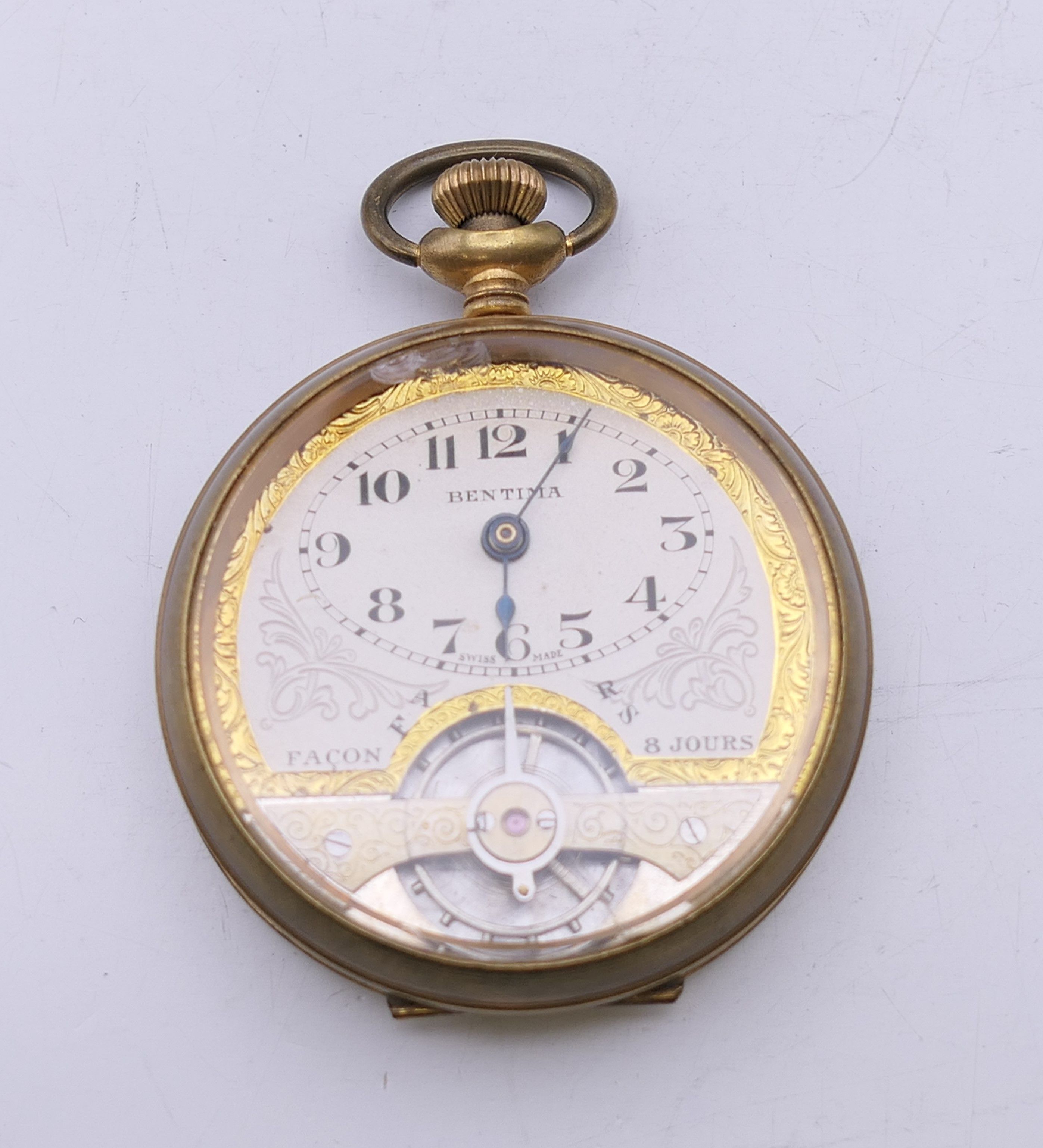 Six pocket watches, including The Express Watch Lever Company J G Graves, Bentima, Waltham, Elgin, - Image 5 of 15