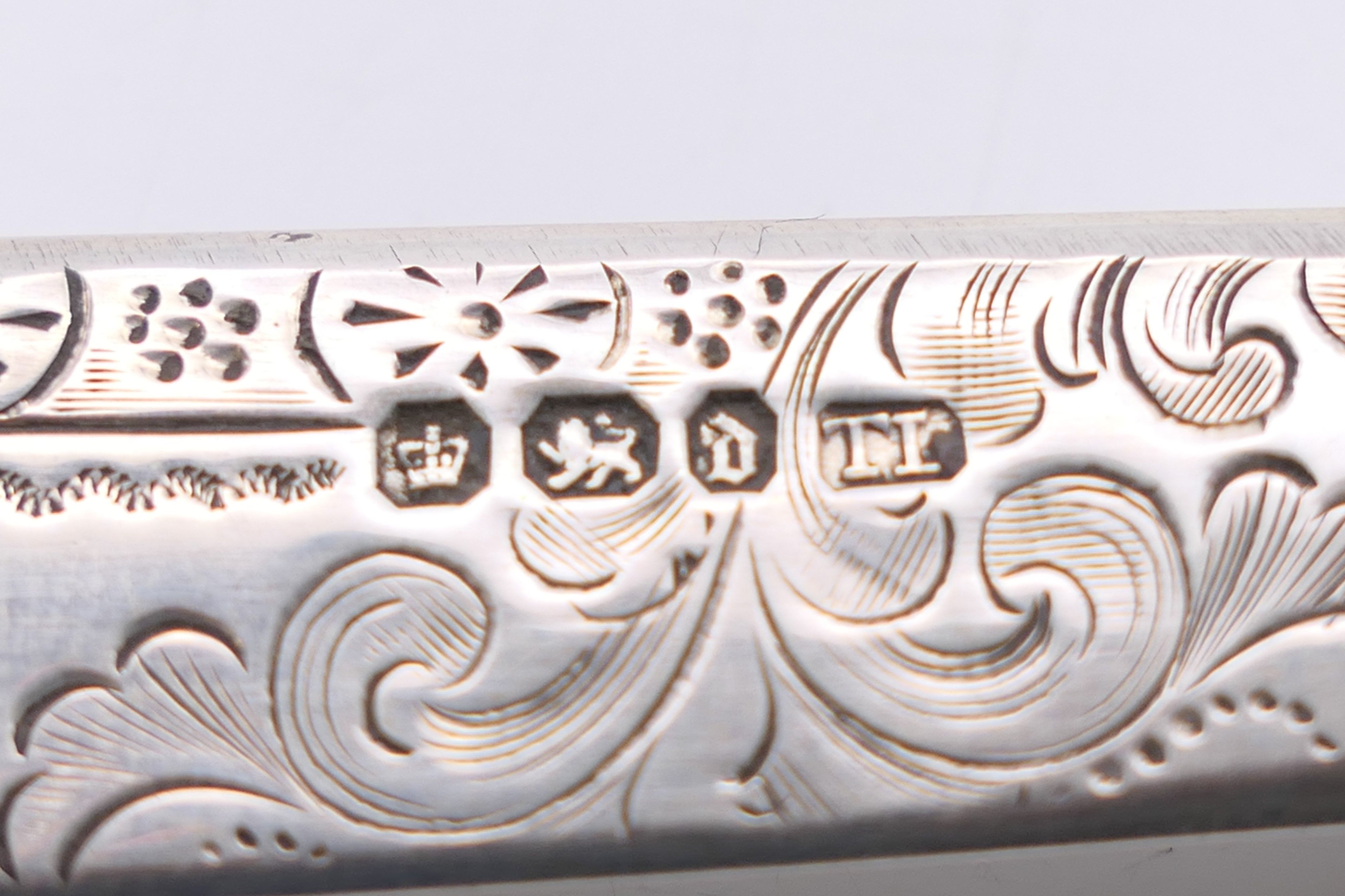 Three silver letter openers, two with enamel decoration and one with tortoiseshell. - Image 13 of 13