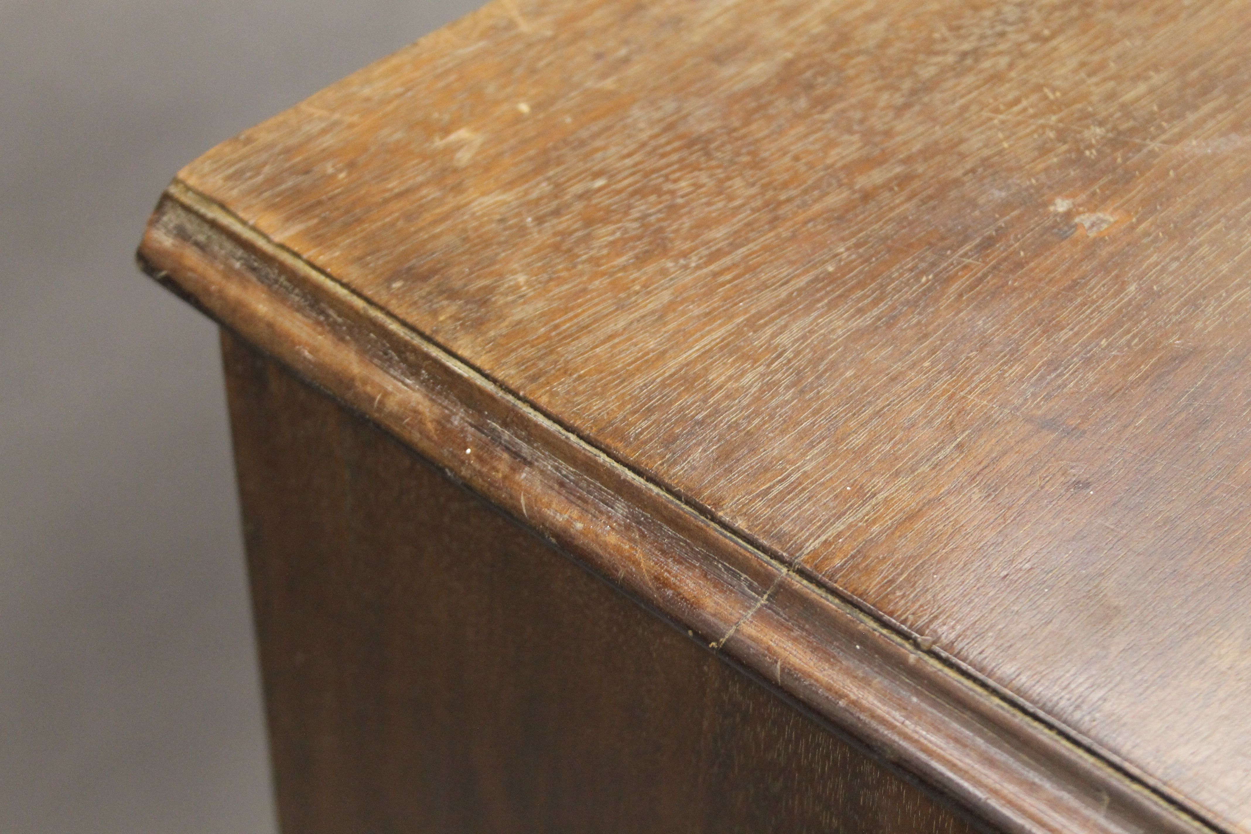 A 19th century five drawer mahogany chest of drawers. 62.5 cm wide. - Image 7 of 7