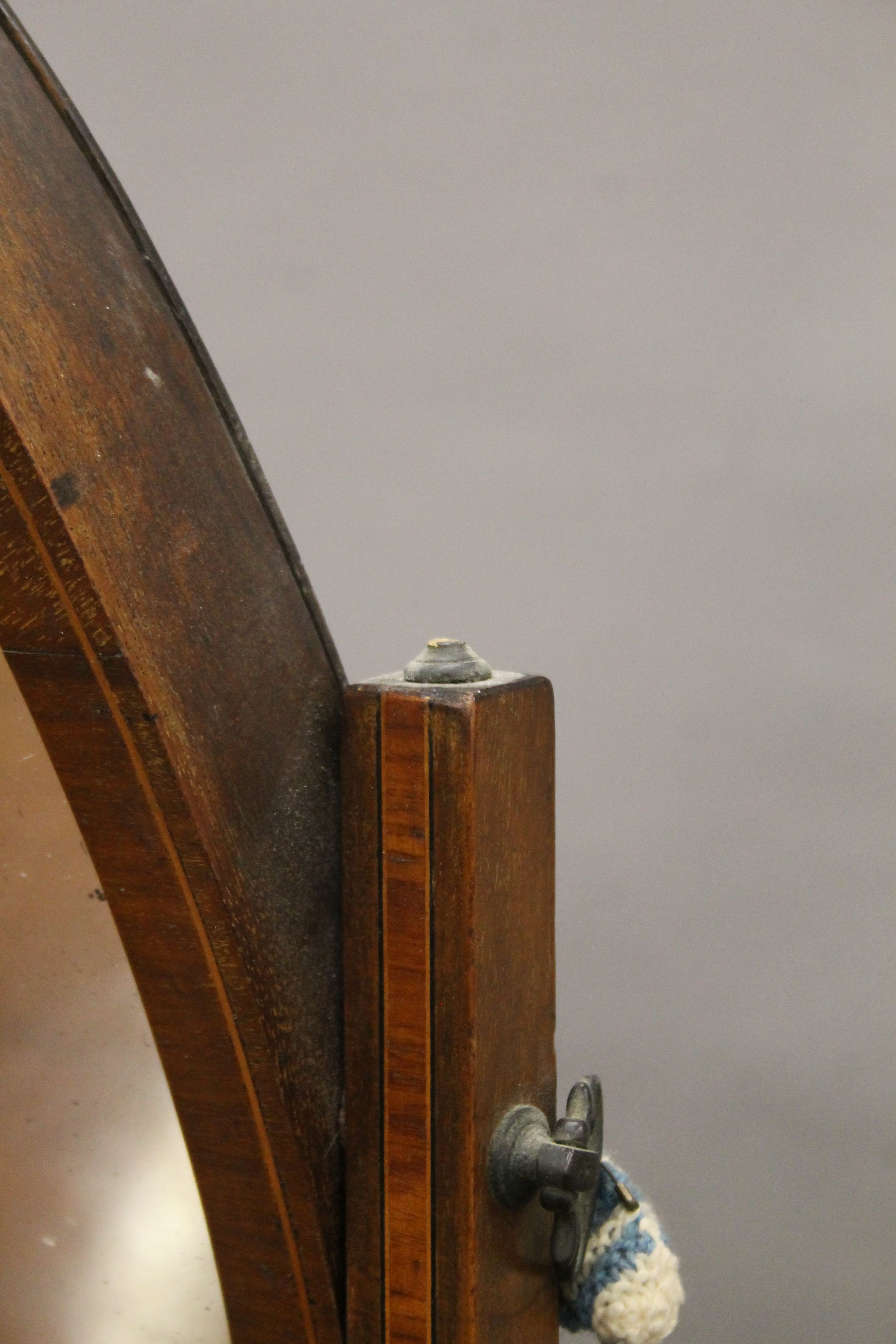 An Edwardian mahogany dressing chest. 109 cm wide. - Image 7 of 8