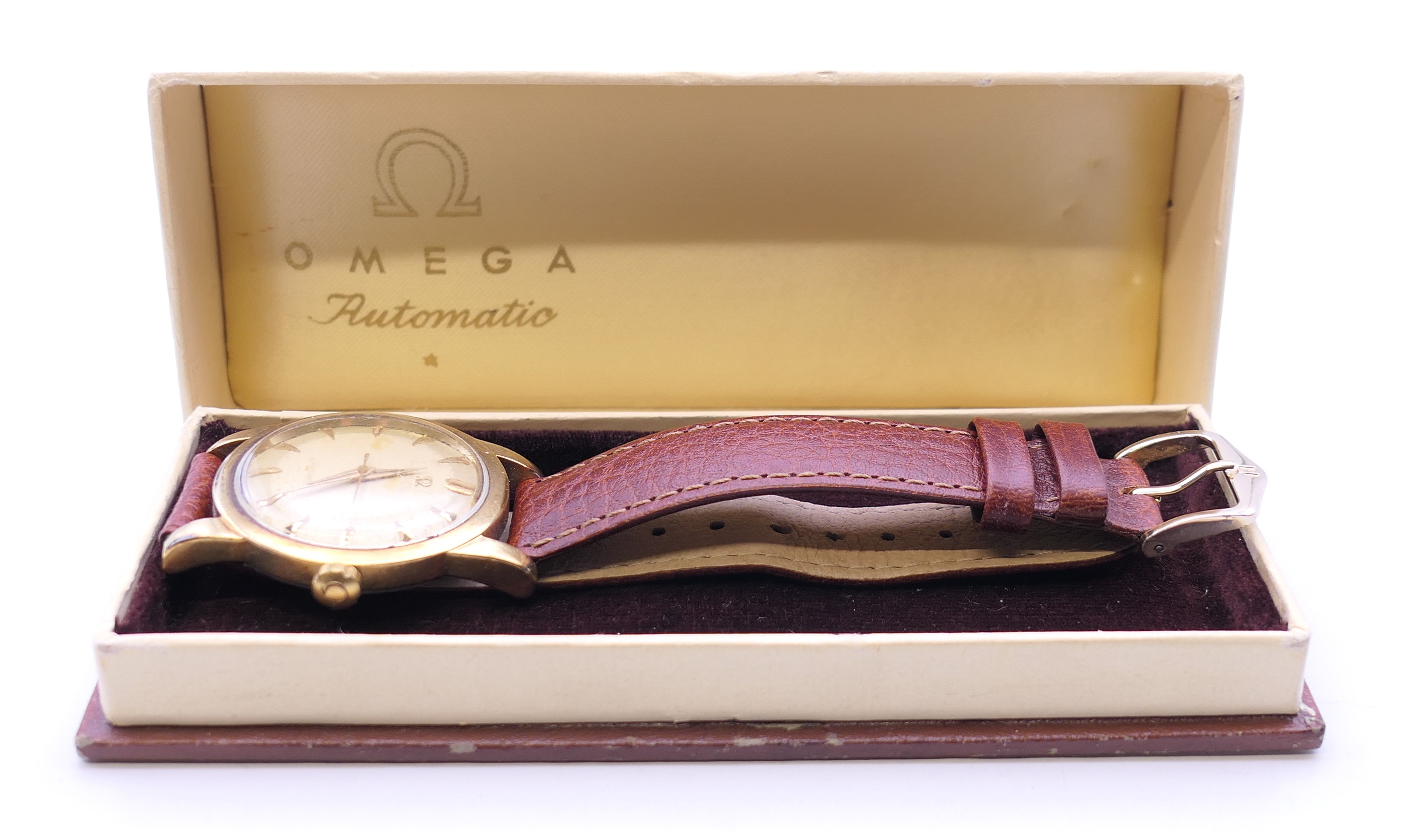 A boxed gentleman's Omega Seamaster wristwatch. 3.5 cm wide. - Image 10 of 11