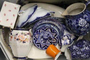 A quantity of various decorative porcelain.