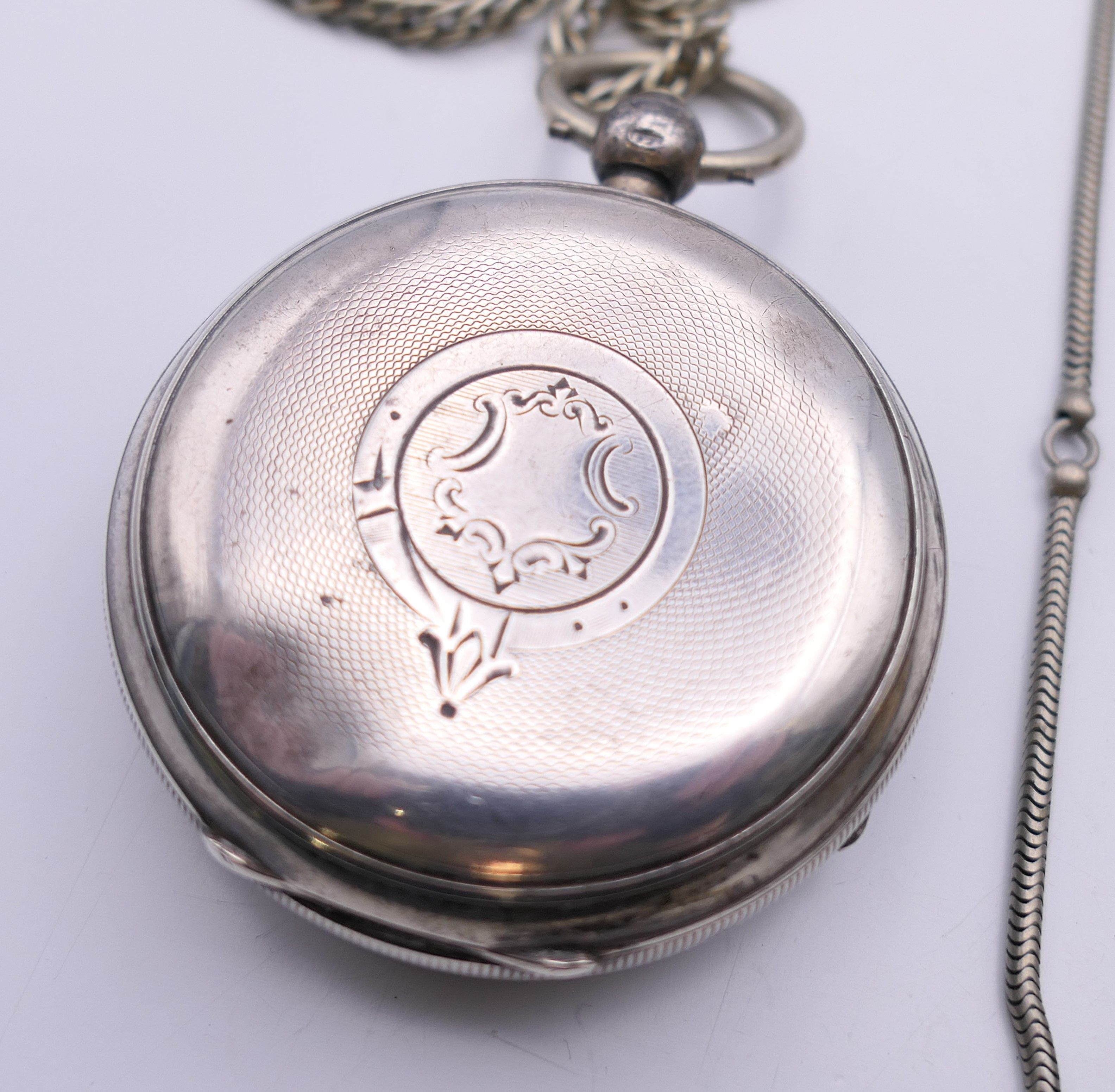 Six pocket watches, including The Express Watch Lever Company J G Graves, Bentima, Waltham, Elgin, - Image 10 of 15