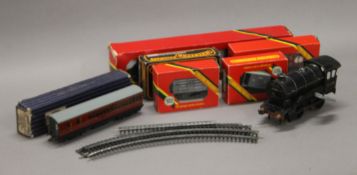 A quantity of Hornby model railway items.