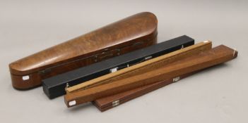 A walnut violin case by W E Hill & Sons, Violin Makers, 88 New Bond St,