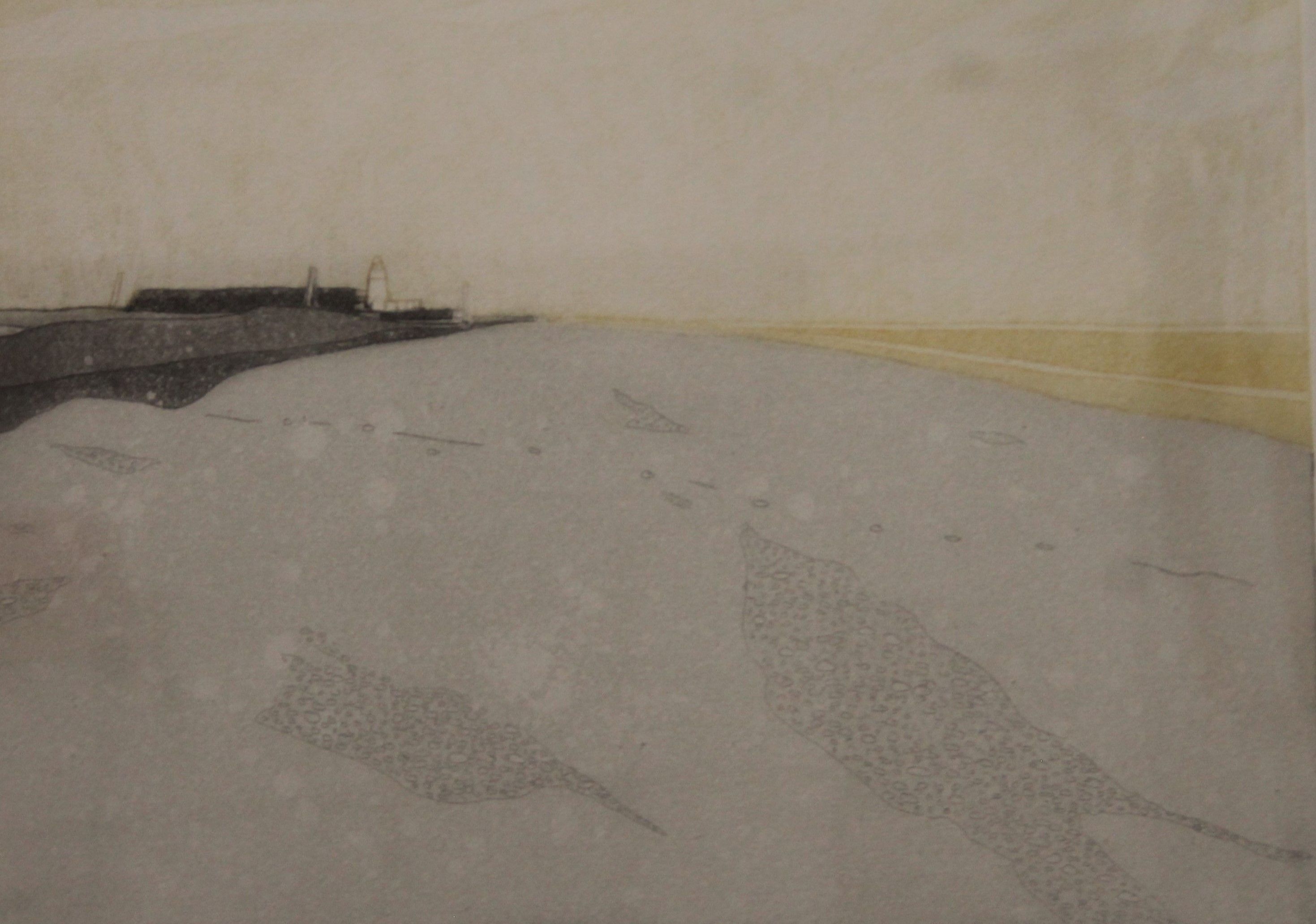 JOHN BRUNSDON, Southwold, limited edition etching and aquatint, signed in pencil to the margin,
