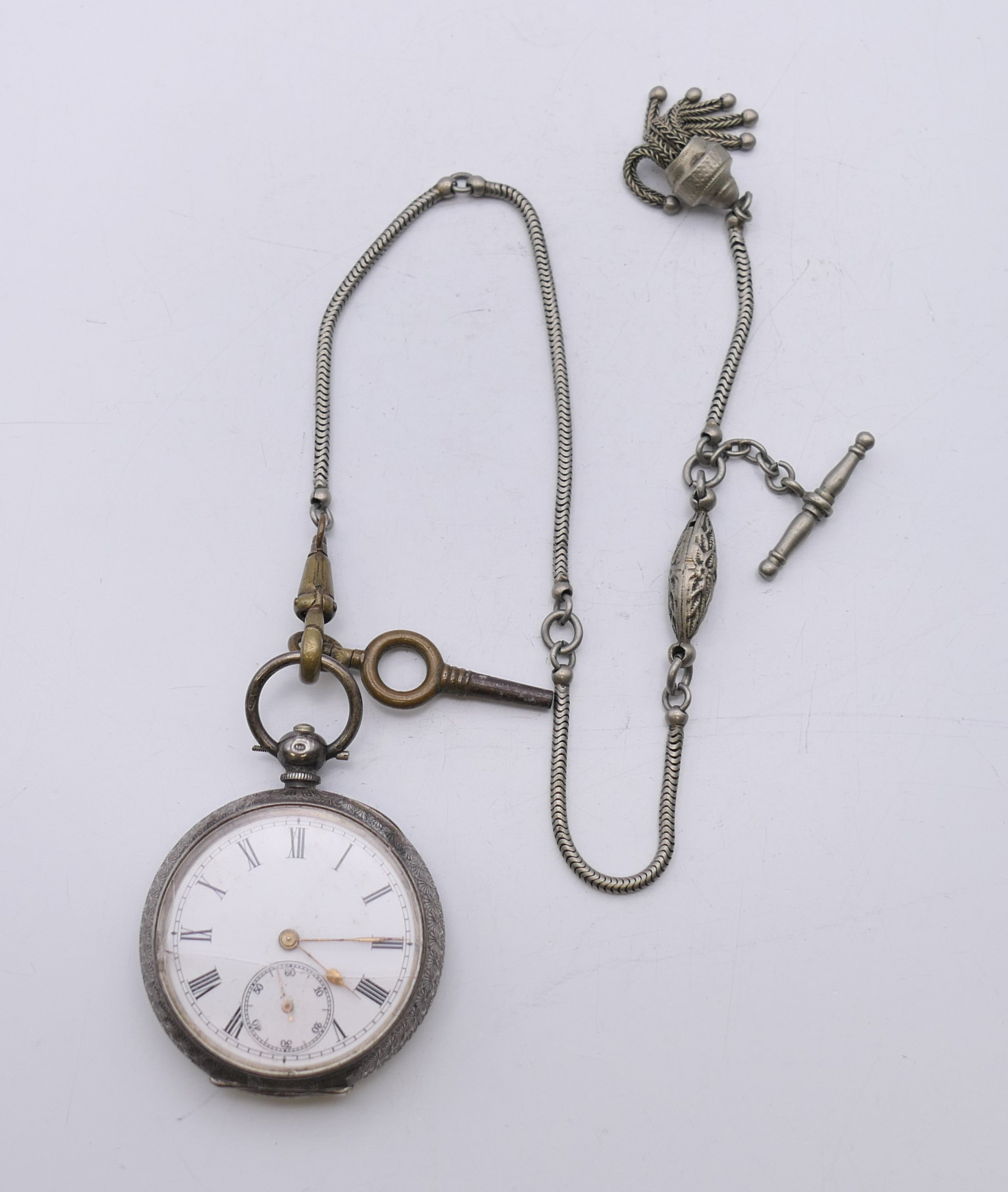 Six pocket watches, including The Express Watch Lever Company J G Graves, Bentima, Waltham, Elgin, - Image 7 of 15