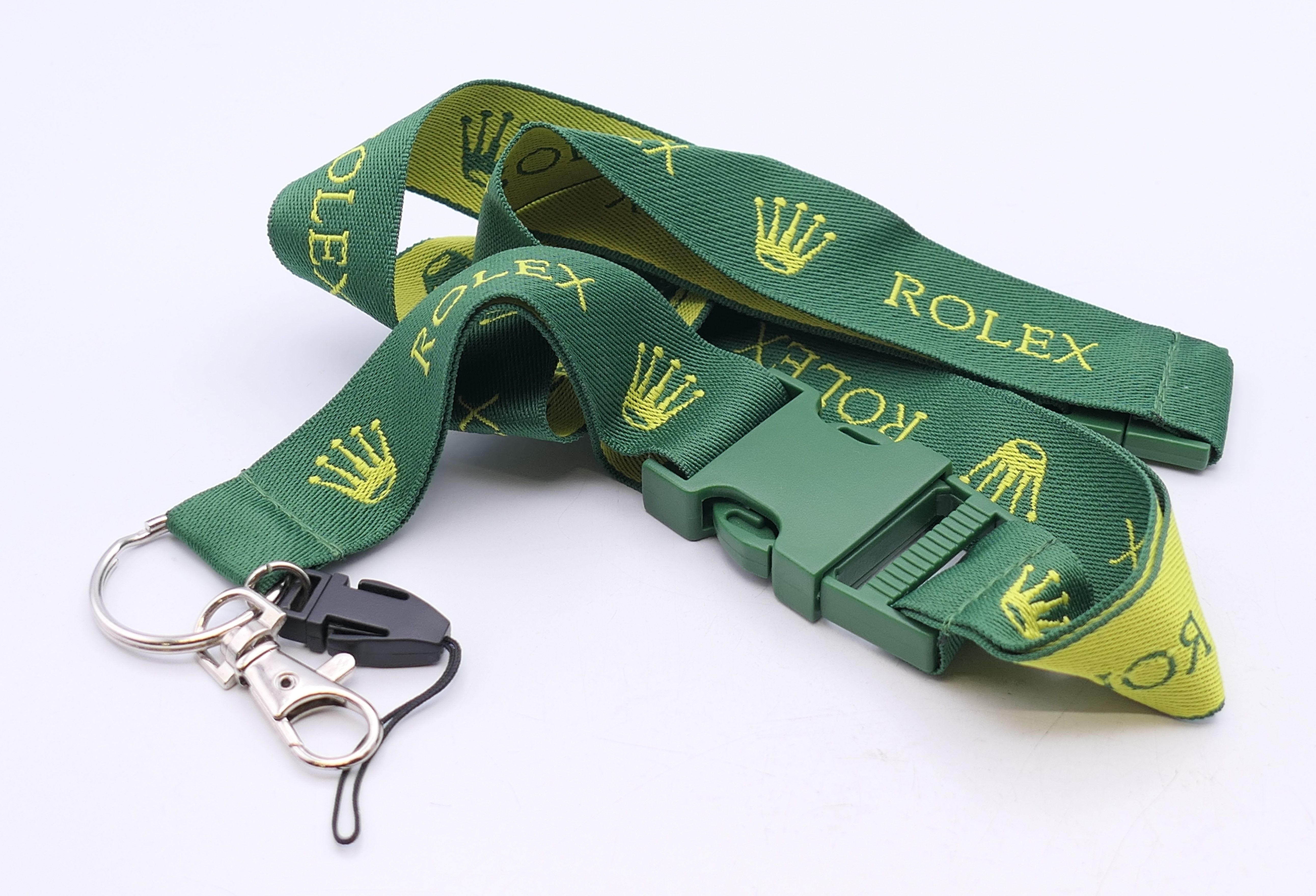 A boxed set of Wimbledon/Rolex cufflinks and keyring, and a Rolex lanyard ID holder. Cufflinks 1. - Image 8 of 8