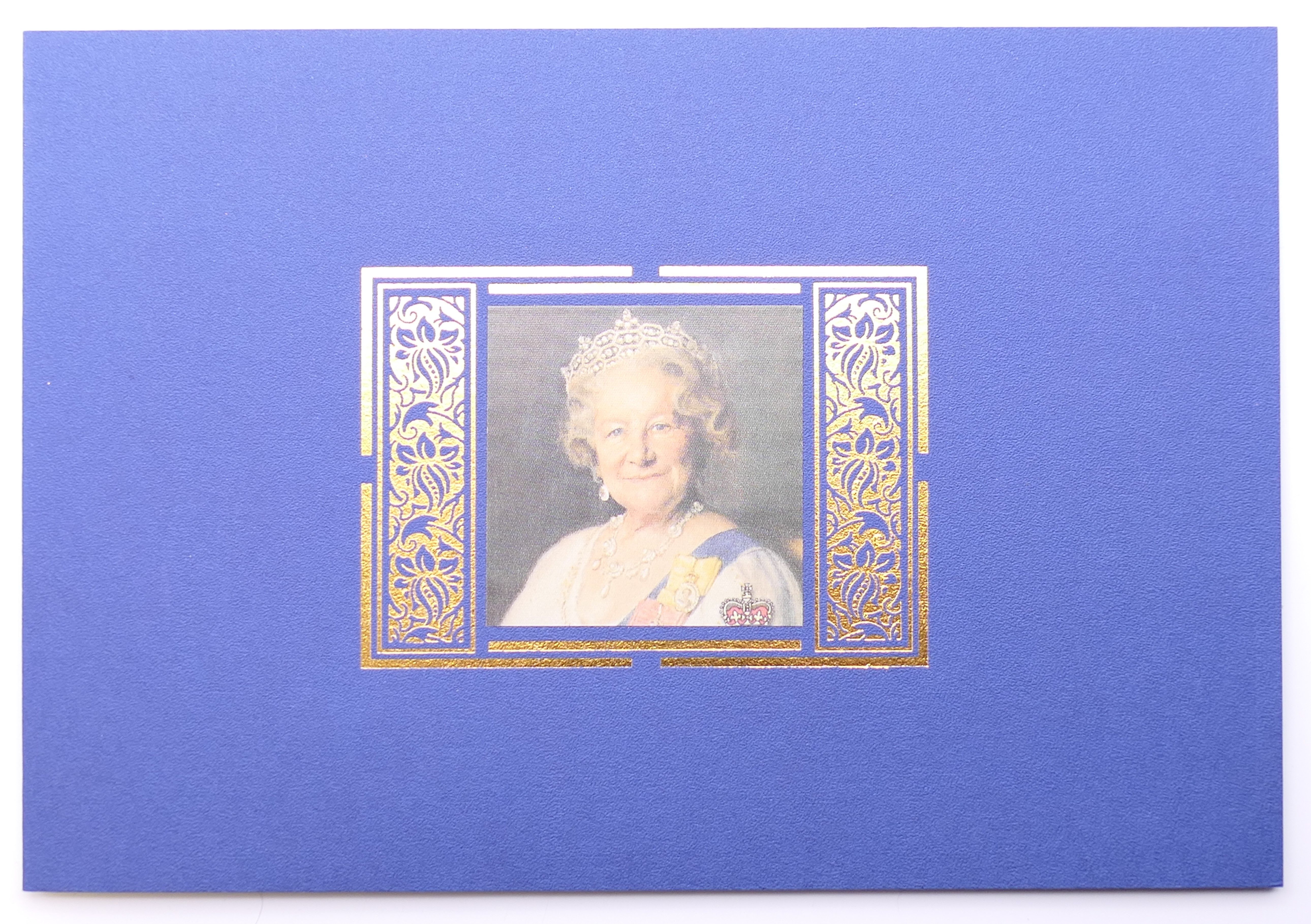 A limited edition sovereign cover, numbered 274/1000, ''HM Queen Elizabeth, The Queen Mother'', - Image 2 of 5