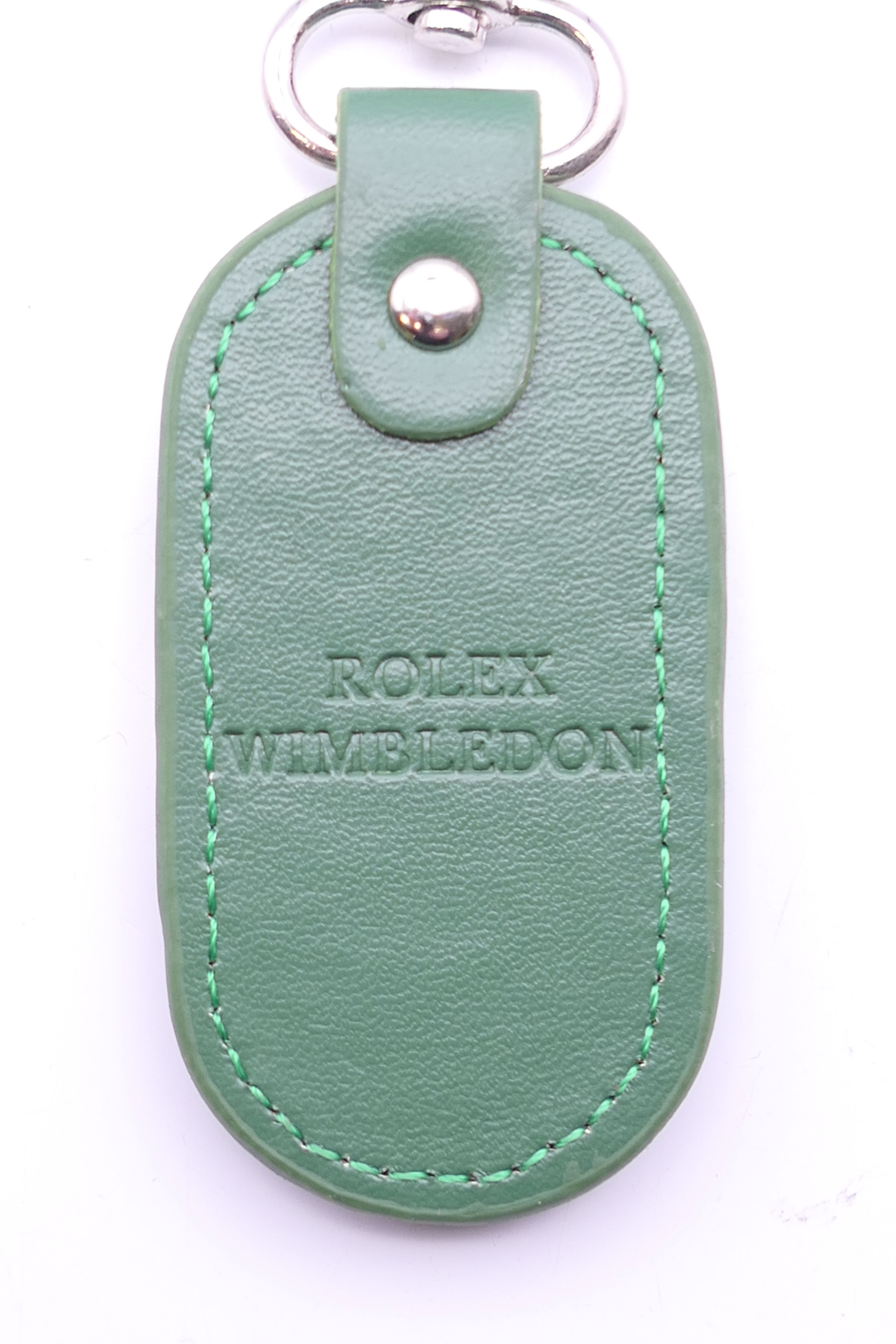A boxed set of Wimbledon/Rolex cufflinks and keyring, and a Rolex lanyard ID holder. Cufflinks 1. - Image 7 of 8