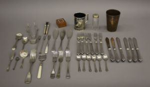 A quantity of silver plate, etc.