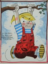 FERDINAND, RON (HANK KETCHAM ENTERPRISES) American, Dennis The Menace, an original illustration,