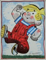 FERDINAND, RON (HANK KETCHAM ENTERPRISES) American, Dennis The Menace, an original illustration,