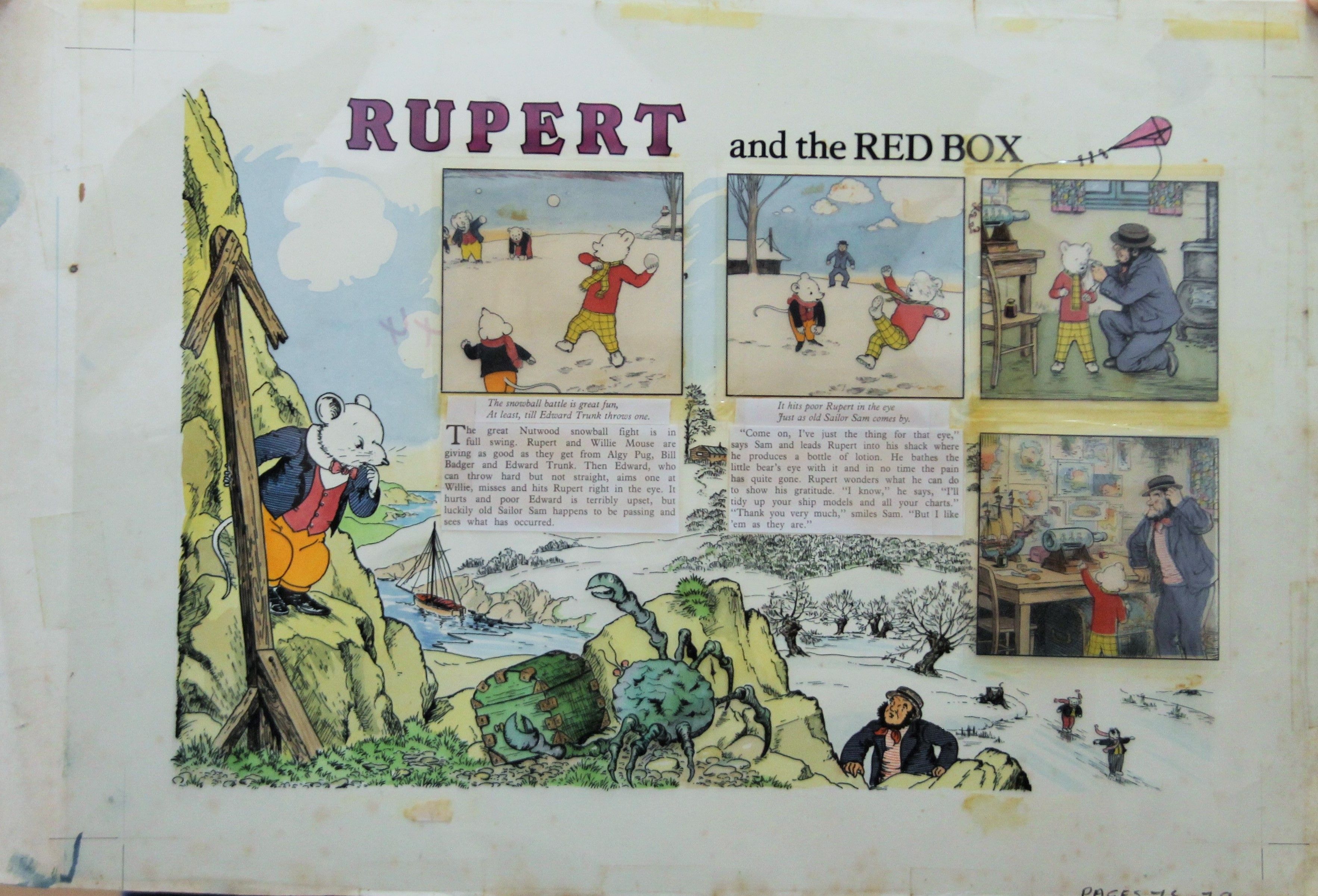 BESTALL, ALFRED MBE (1892-1986) British (AR), Rupert And The Red Box,