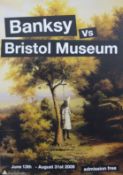 Banksy Versus Bristol exhibition poster June 13th - August 31st 2009, 'Klamsman' poster. 42 x 59 cm.