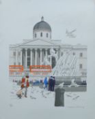 SELWAY, MARTINA (born 1940) British (AR), Trafalgar Square, a signed limited edition print on card,