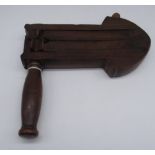 C20th wooden Rattle, L24cm