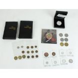 Selection of South African coinage, includes commemorative and circulated of various