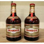 Two 1ltr bottles of Drambuie liqueur (2)