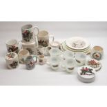 Collection of Hunting decorated cups, plates, bowls, etc...