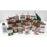 Mixed collection of Castrol oil cans (24)
