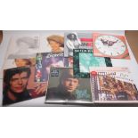 Collection of LPs and 45s inc. INXS, Madonna, Kylie Minogue, David Bowie, Morrisey, Cyndi Lauper,