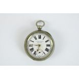 Swiss, retailed by Richard Grunert, Beverley, open faced key wound and set pocket watch with