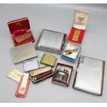 Ronson Standard lighter, Hadson lighter, Ronson Adonis lighter, Win lighter, Colibri lighter,