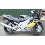 Honda CBR 600F Ultima Light motorcycle, V5 present, MOT until Sept 2023, mileage 32992
