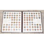 Franklin Mint 'Coins of 100 Nations' limited first edition coin set, and a large quantity of British